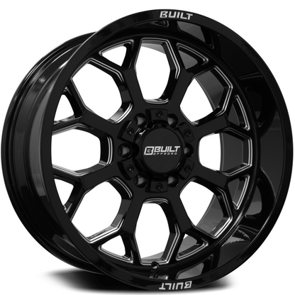 AXE Offroad BTO-1 Gloss Black Milled Wheels | Heavy-Duty Rims for Trucks & SUVs – Sleek, Durable & Off-Road Ready