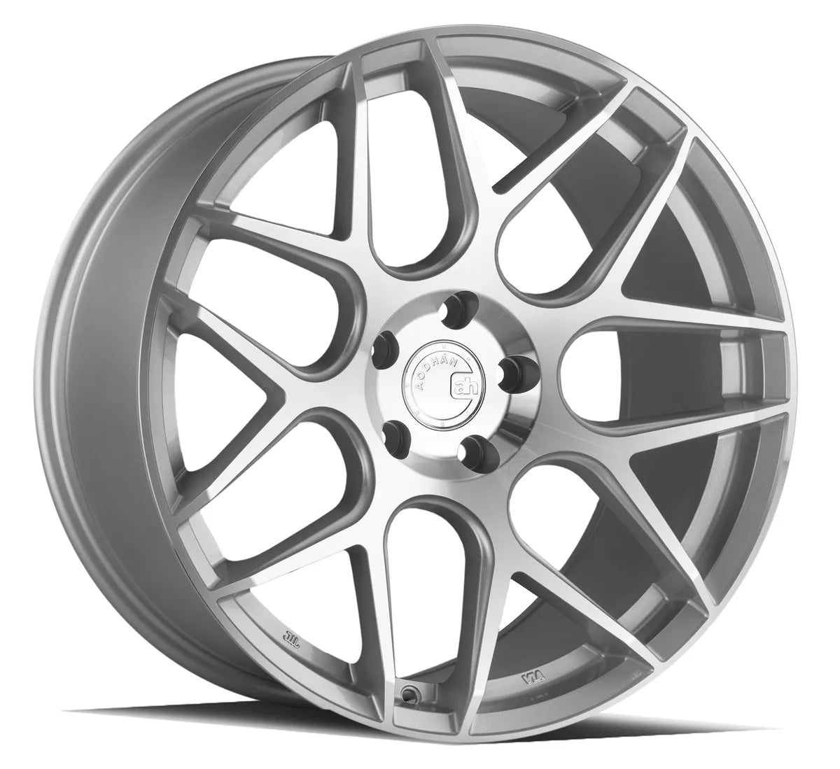 AODHAN WHEELS AFF2 - Silver Machined Face