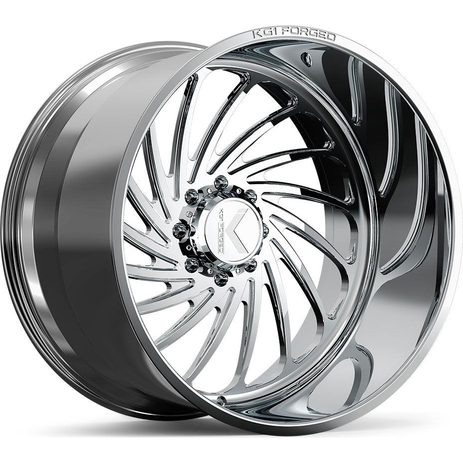 KG1 FORGED WHEELS - Bender Polished Milled DIRECTIONAL