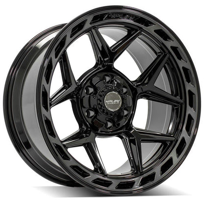 4PLAY WHEELS - 4P55 Gloss Black / Brushed Face & Tinted Clear