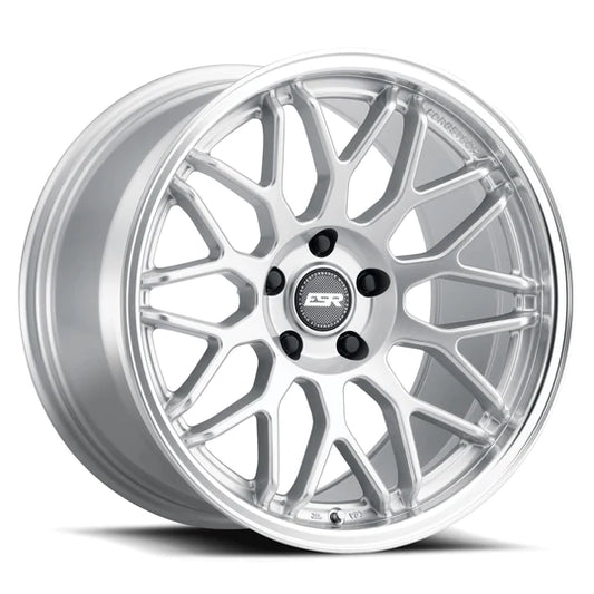 ESR WHEELS APEX SERIES AP1 - HYPER SILVER MACHINE LIP