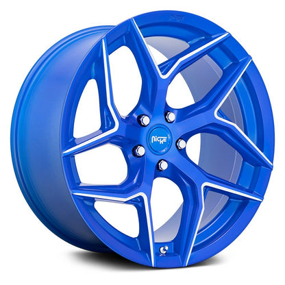 NICHE ROAD WHEELS - M268 Torsion Anodized Blue Milled