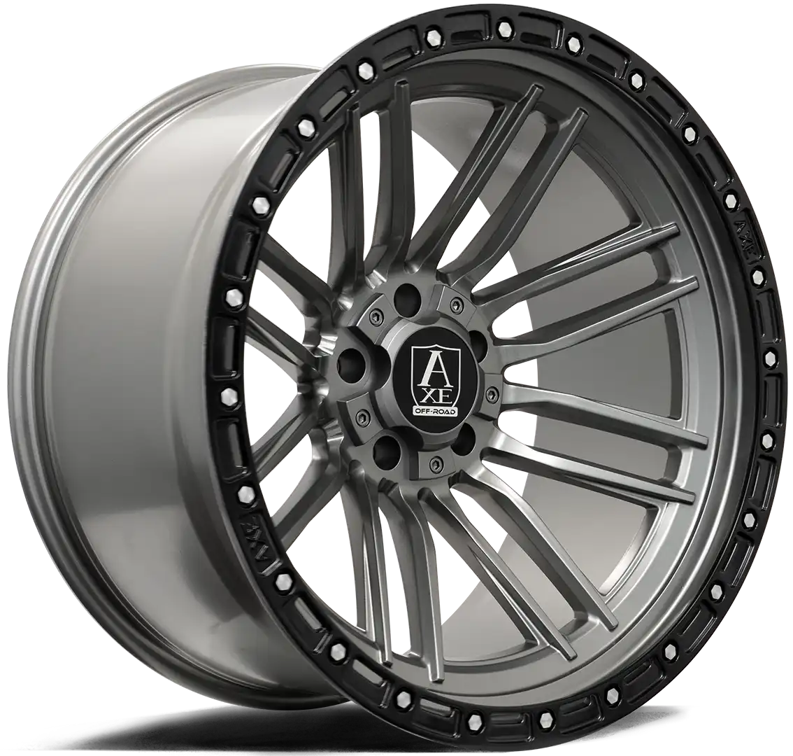 AXE Offroad Icarus Grey Wheels | Rugged & Stylish Rims for Trucks & SUVs – Durable, High-Performance Off-Road Design