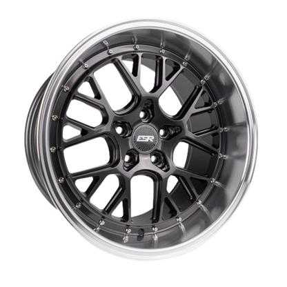 ESR WHEELS - CS Series CS11 Gloss Graphite Machined Lip