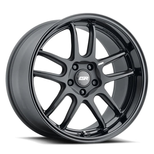 ESR WHEELS APEX SERIES 1P8 - MATTE BLACK GLOSS BLACK LIP