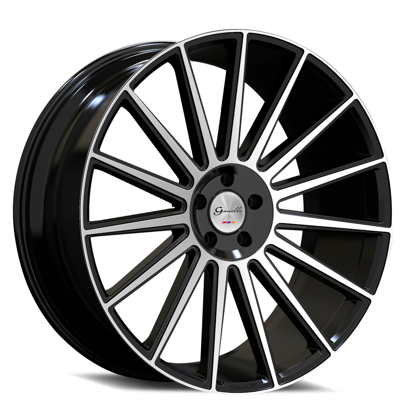 GIOVANNA WHEELS VERDI - Gloss Black w/Machined Face