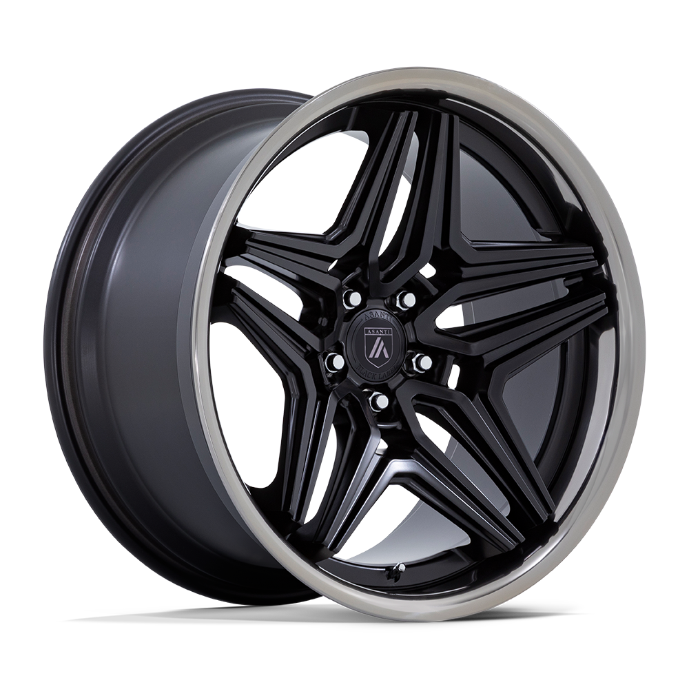 ASANTI WHEELS DUKE - Satin Black W/ DDT LIP