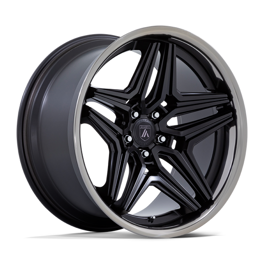 ASANTI WHEELS DUKE - Satin Black W/ DDT LIP