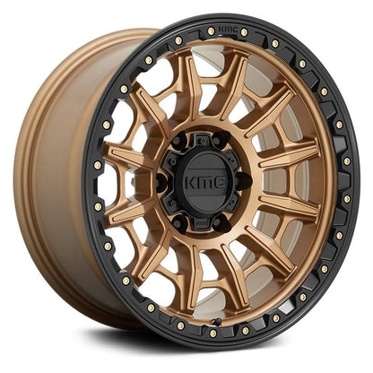 KMC WHEELS - KM547 Carnage Matte Bronze / Black Lip