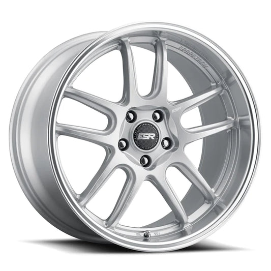 ESR WHEELS APEX SERIES AP8 - HYPER SILVER MACHINE LIP