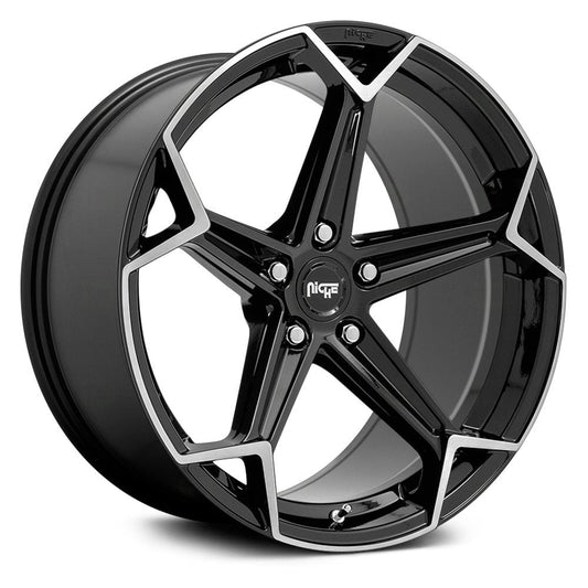 NICHE ROAD WHEELS - M259 Arrow Gloss Black Brushed