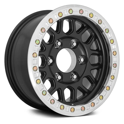 KMC WHEELS - KM234 Grenade Desert Beadlock Satin Black