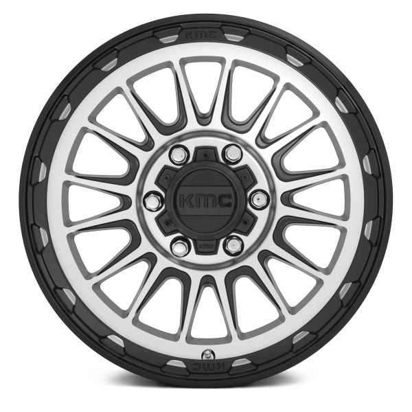 KMC WHEELS - KM542 Impact Satin Black Machined