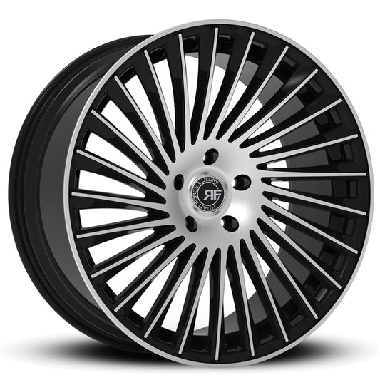 ROAD FORCE WHEELS RF 23 - Black Machine face