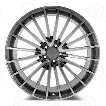 SDTW WHEELS 2021 S STYLE RM56 - MACHINED FACE/GUNMETAL OUTLINE