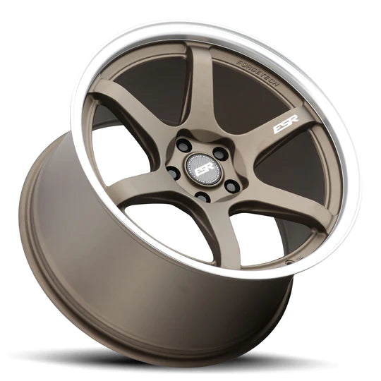 ESR WHEELS APEX SERIES AP6 - MATTE BRONZE MACHINE LIP