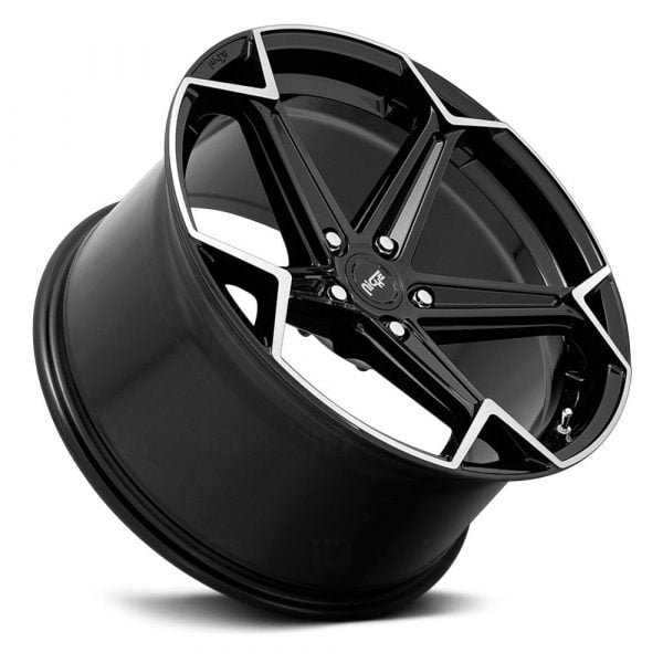 NICHE ROAD WHEELS - M259 Arrow Gloss Black Brushed