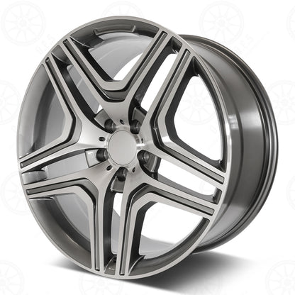 SDTW WHEELS GL63 STYLE RM31 - MACHINED FACE/GUNMETAL OUTLINE