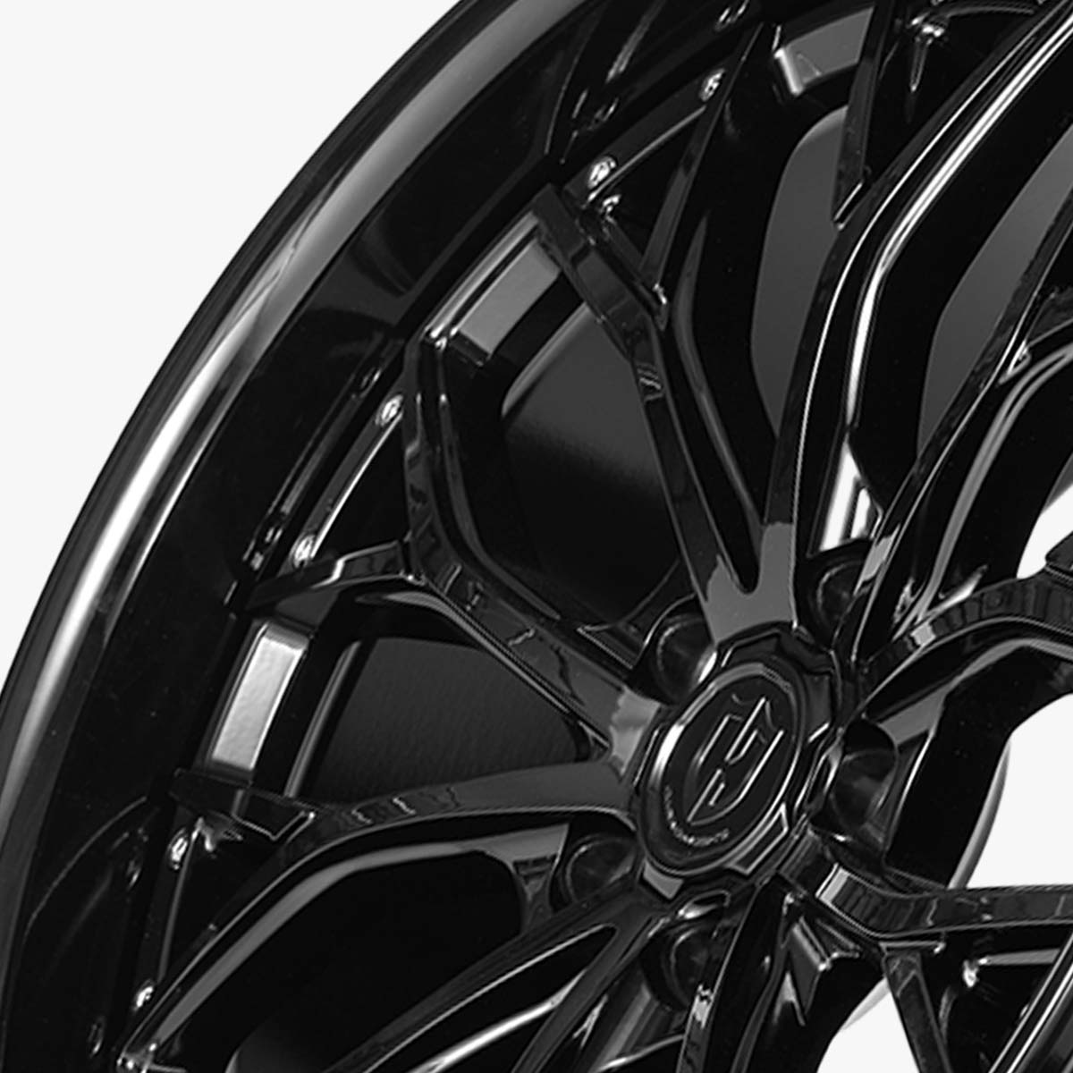 CURVA WHEELS Flow Forged  CFF76 - Gloss Black