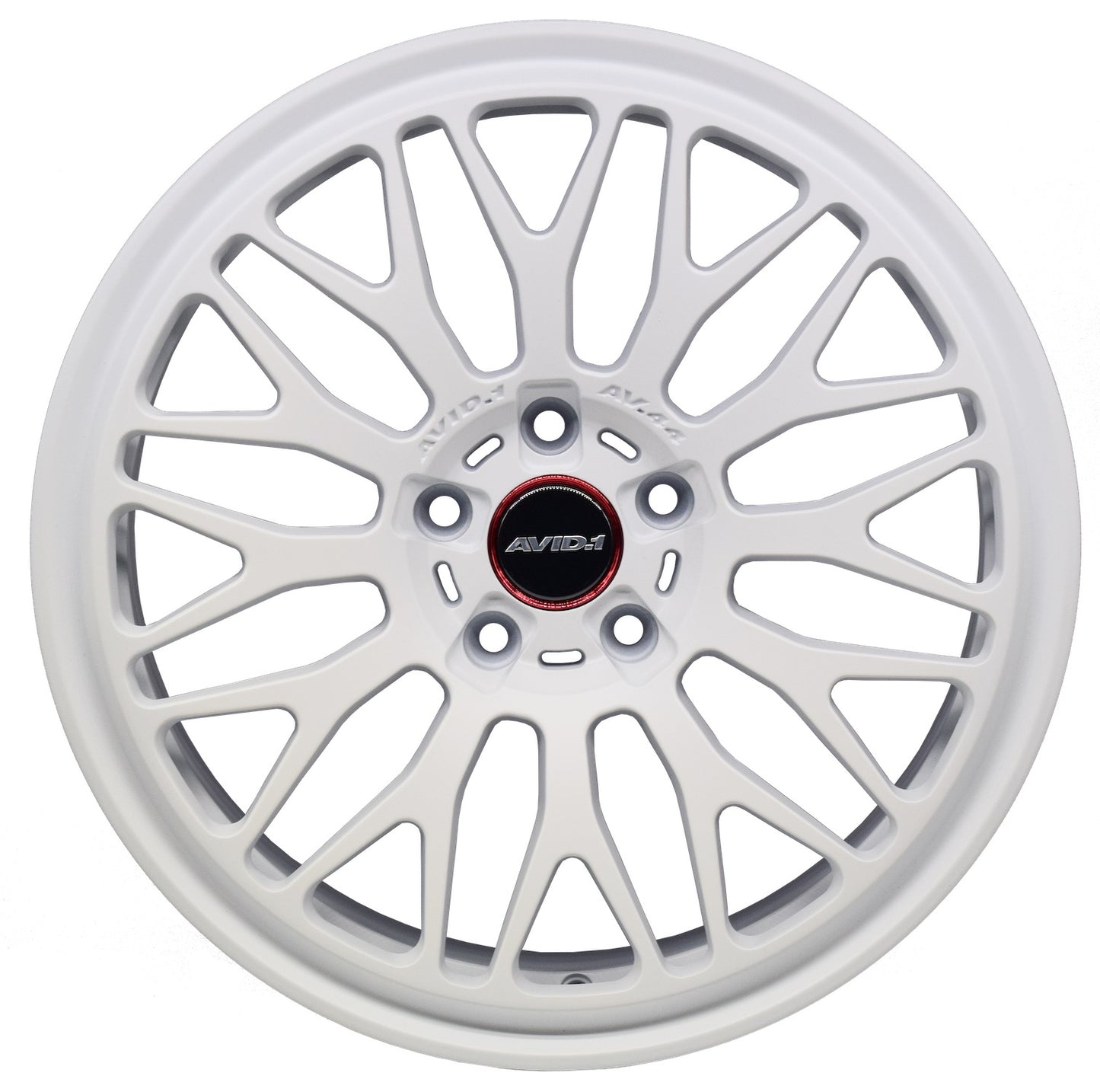 AVID1 WHEELS AV44 - Matte White | Sleek Lightweight Performance Rims with a Clean & Modern Finish for an Aggressive Stance