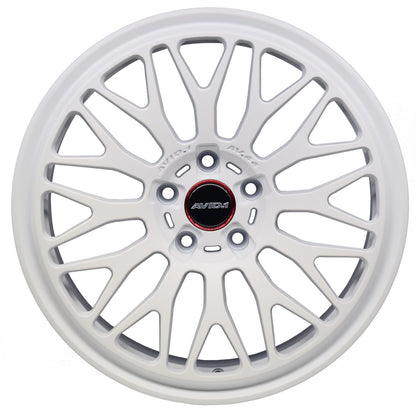 AVID1 WHEELS AV44 - Matte White | Sleek Lightweight Performance Rims with a Clean & Modern Finish for an Aggressive Stance