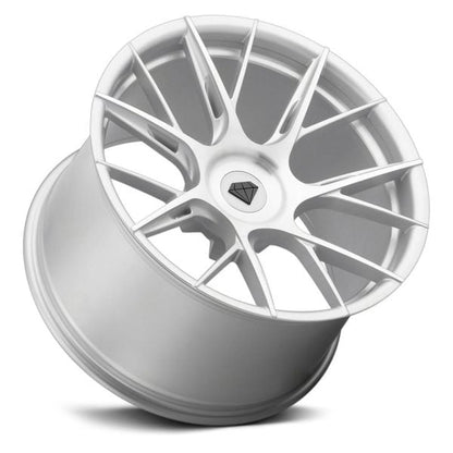 BLAQUE DIAMOND WHEELS - BD-F18 Silver / Brushed Face