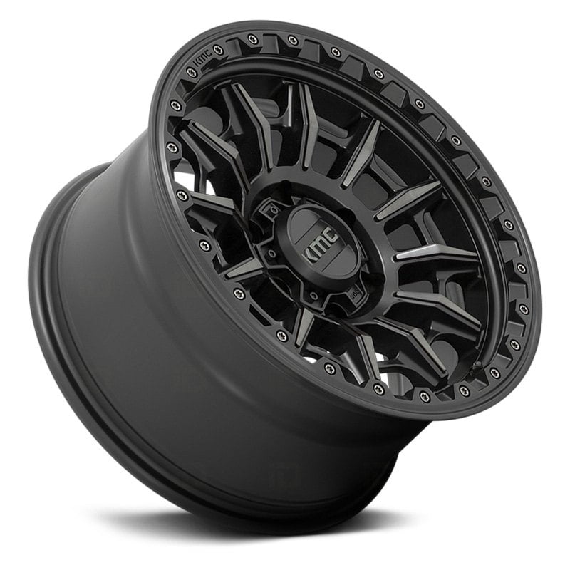 KMC WHEELS - KM547 Carnage Satin Black / Gray Tint