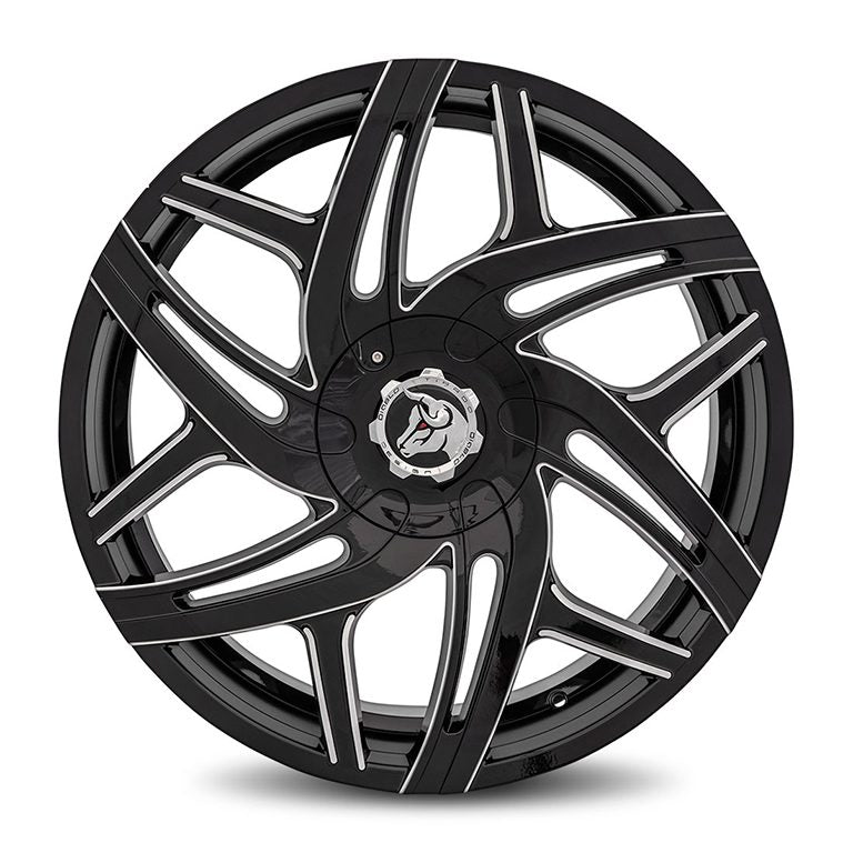 DIABLO WHEELS COLLECTION - Hurricane Black Milled