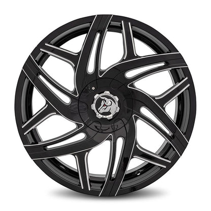 DIABLO WHEELS COLLECTION - Hurricane Black Milled