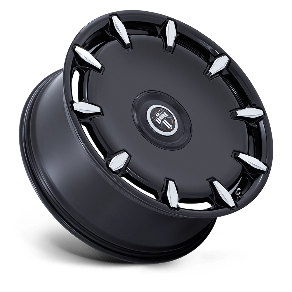 DUB WHEELS DC271 CHEEF GLOSS - BLACK MILLED