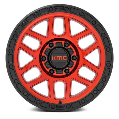 KMC WHEELS - KM544 Mesa Candy Red / Black Lip