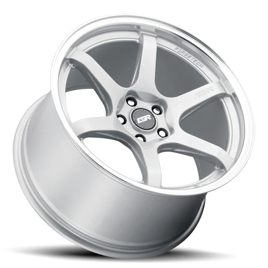 ESR WHEELS APEX SERIES AP6 - HYPER SILVER MACHINE LIP