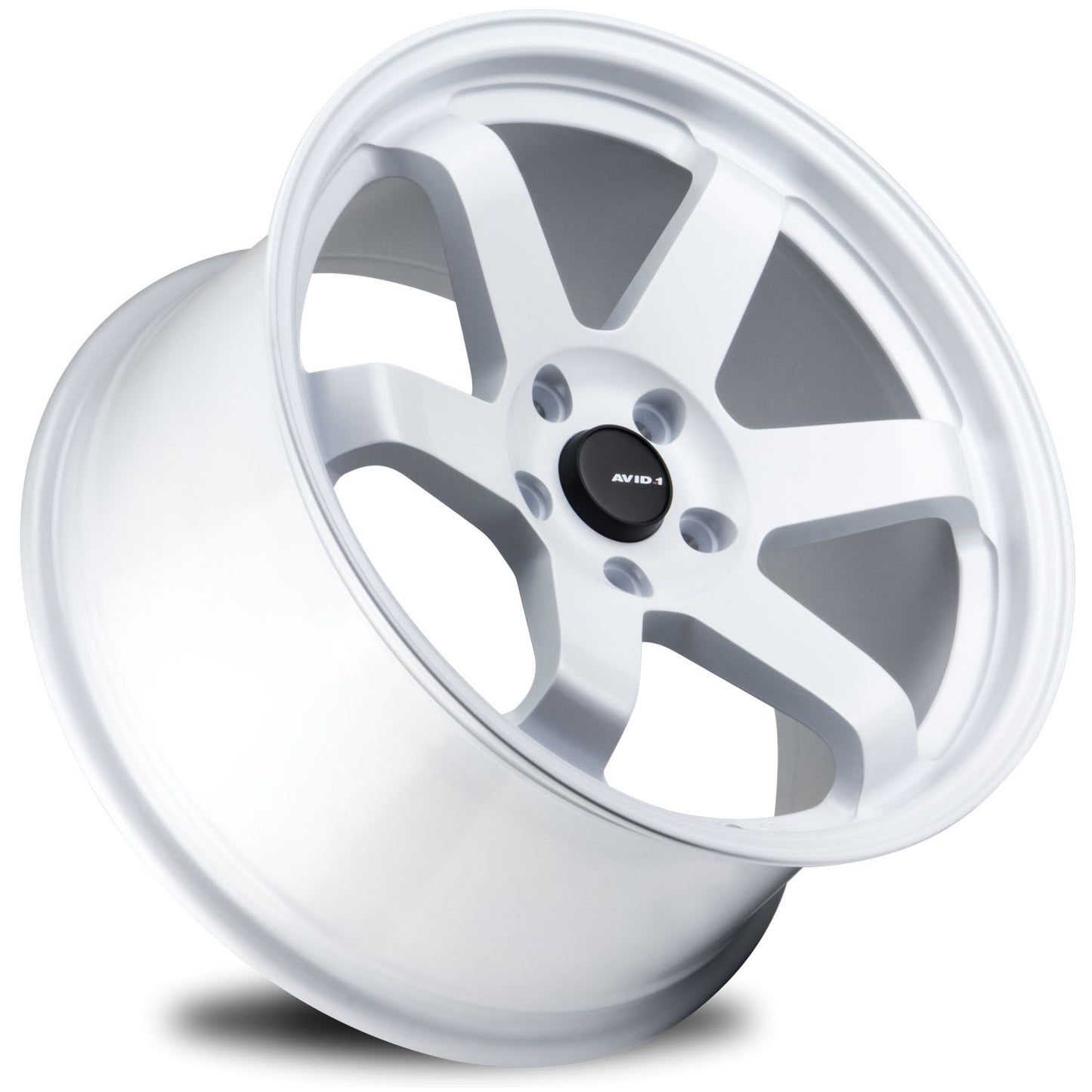 AVID1 WHEELS AV06 - White | Clean and modern design that enhances style while ensuring durability and high performance on the road.