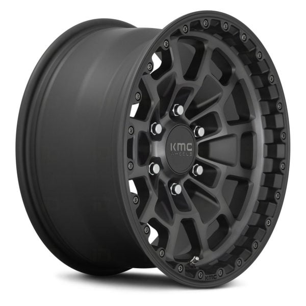 KMC WHEELS - KM718 Summit Satin Black / Gray Tint