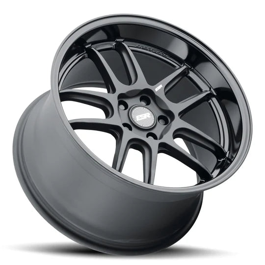 ESR WHEELS APEX SERIES 1P8 - MATTE BLACK GLOSS BLACK LIP