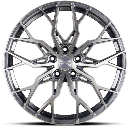 VARRO WHEELS - VD41X Gloss Titanium / Brushed