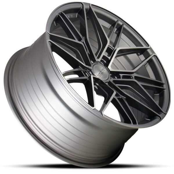 VARRO WHEELS - VD45X Gloss Titanium / Brushed