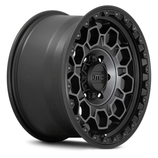 KMC WHEELS - KM545 Trek Satin Black / Gray Tint