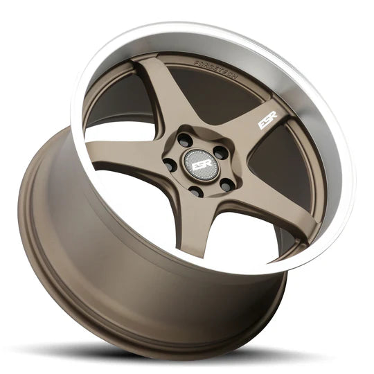 ESR WHEELS APEX SERIES AP5 - MATTE BRONZE MACHINE LIP