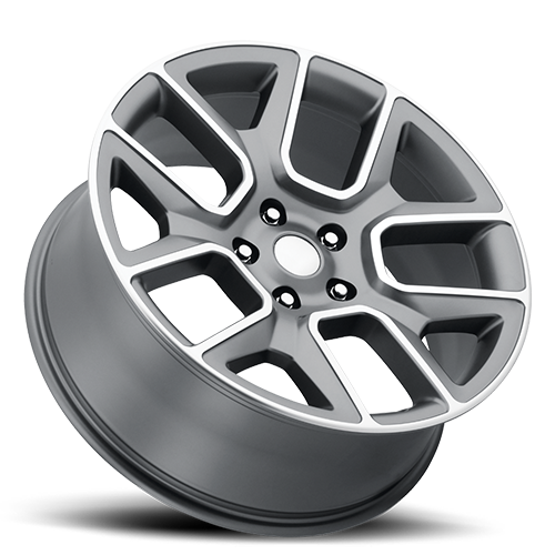 FR WHEELS 76  RAM TRUCK 1500 - Satin Grey Machined Face