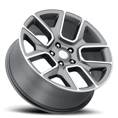 FR WHEELS 76  RAM TRUCK 1500 - Satin Grey Machined Face