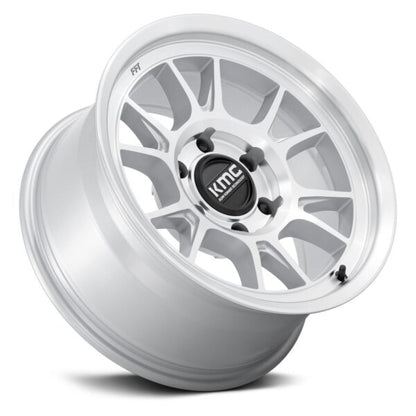 KMC WHEELS - KM729 Range Gloss Silver / Machined Face