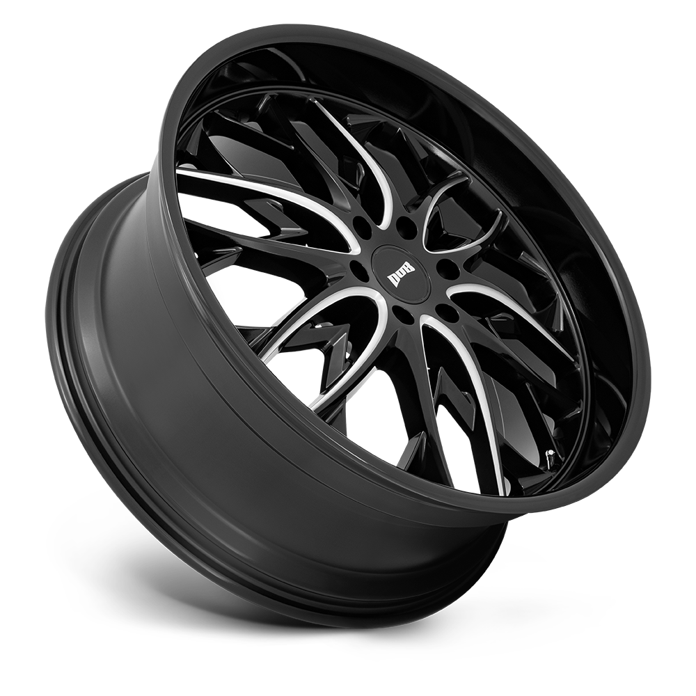 DUB WHEELS S263 OG - GLOSS BLACK MILLED