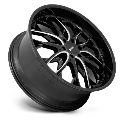 DUB WHEELS S263 OG - GLOSS BLACK MILLED