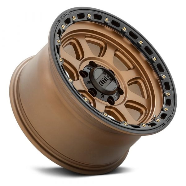 KMC WHEELS - KM548 Chase Matte Bronze / Black Lip