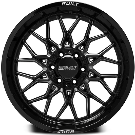 "AXE Wheels Offroad BTO-2 Gloss Black Milled – Tough and stylish off-road rims for trucks & SUVs, engineered for durability and high performance."