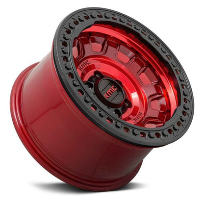 KMC WHEELS - KM236 Tank Beadlock Candy Red