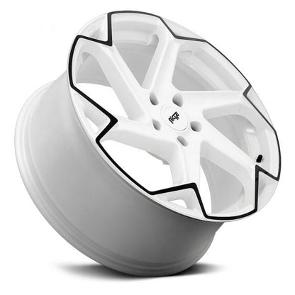 NICHE ROAD WHEELS - M257 Flash Gloss White