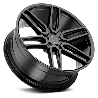 BLAQUE DIAMOND WHEELS - BD-17-6 Gloss Black