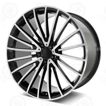 SDTW WHEELS 2021 S STYLE RM56 - MACHINED FACE/BLACK OUTLINE